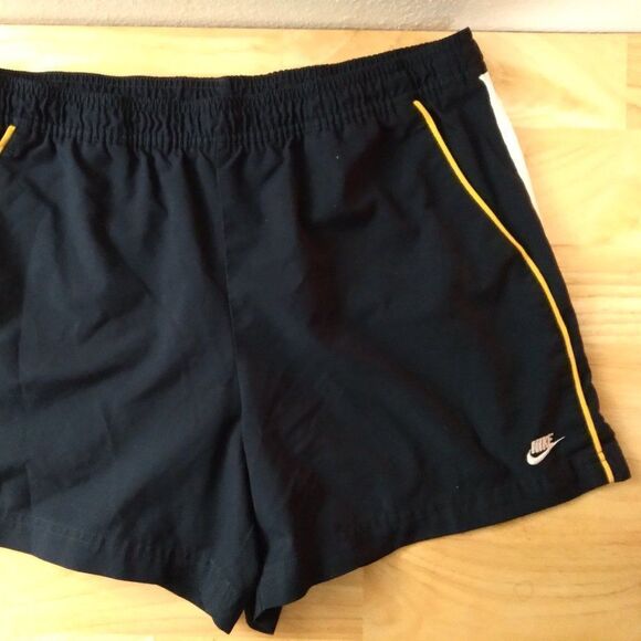 Vintage Nike Logo Striped Wind Shorts Athletic Running - Picture 2 of 10